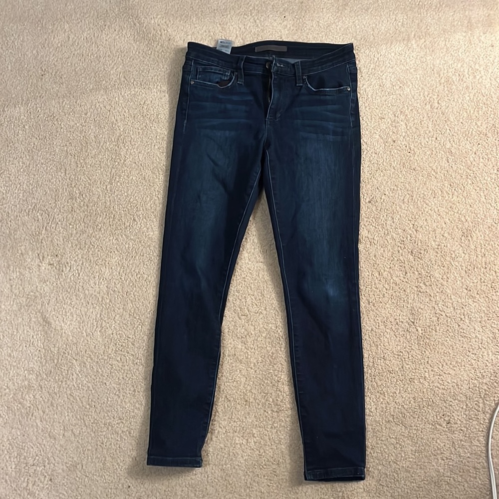 Joes jeans dark wash skinny jeans